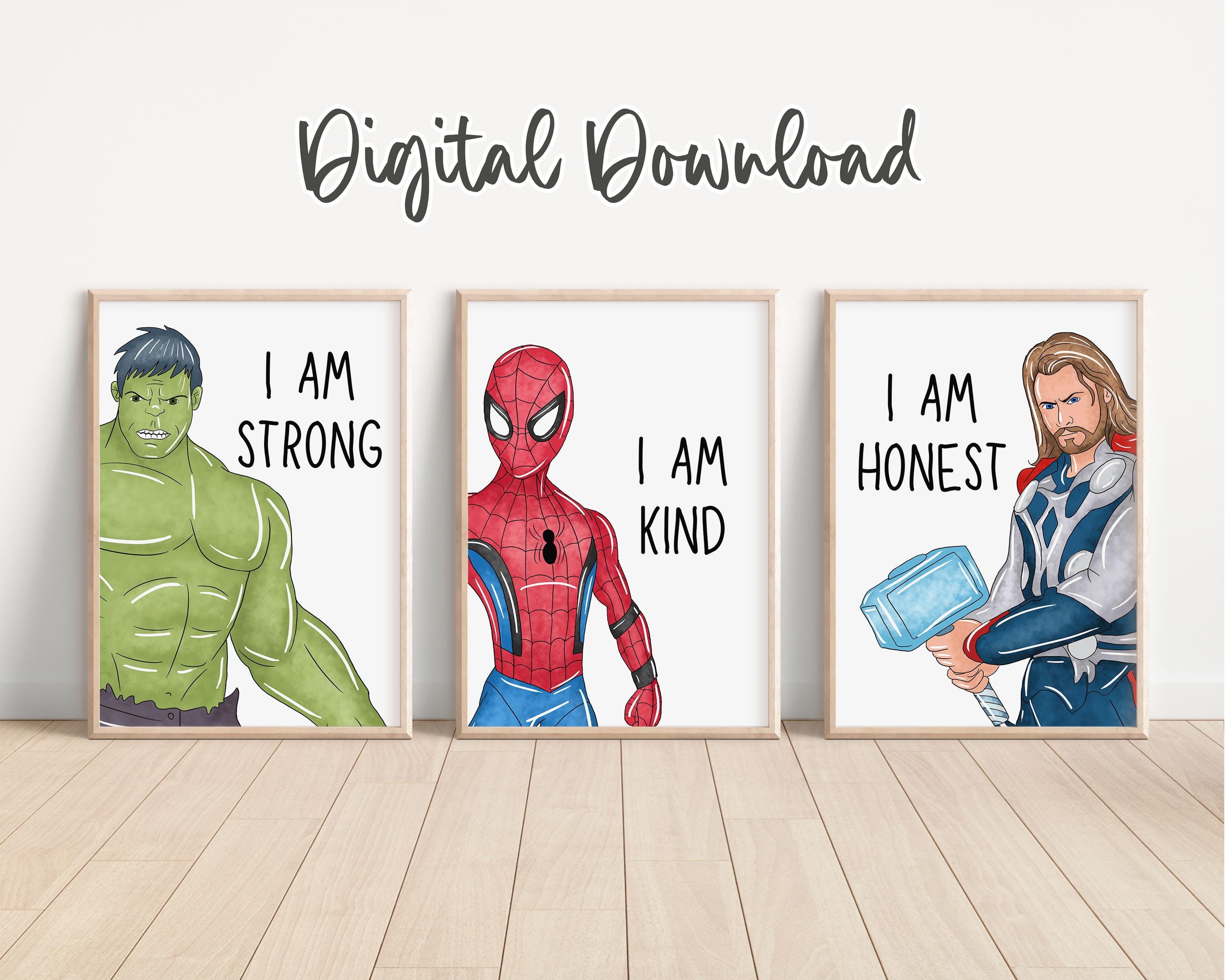 Hallmark Grußkarte Marvel Avengers 'State Of Kind' | Witzige Motivkarte Mit Hulk | Leere Innenseite Zum Selbstgestalten
