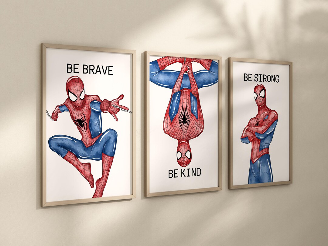 Superhero Affirmation Wall Art, Set of 3 Prints, Digital Download - Etsy