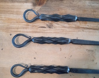 Hand forged Fire poker