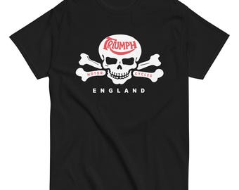 Triumph Motorcycles Dödskalle T-shirt