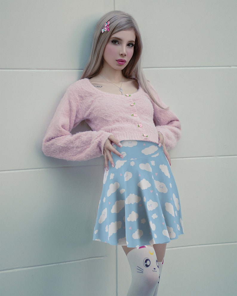 Women Kawaii Skater Skirt