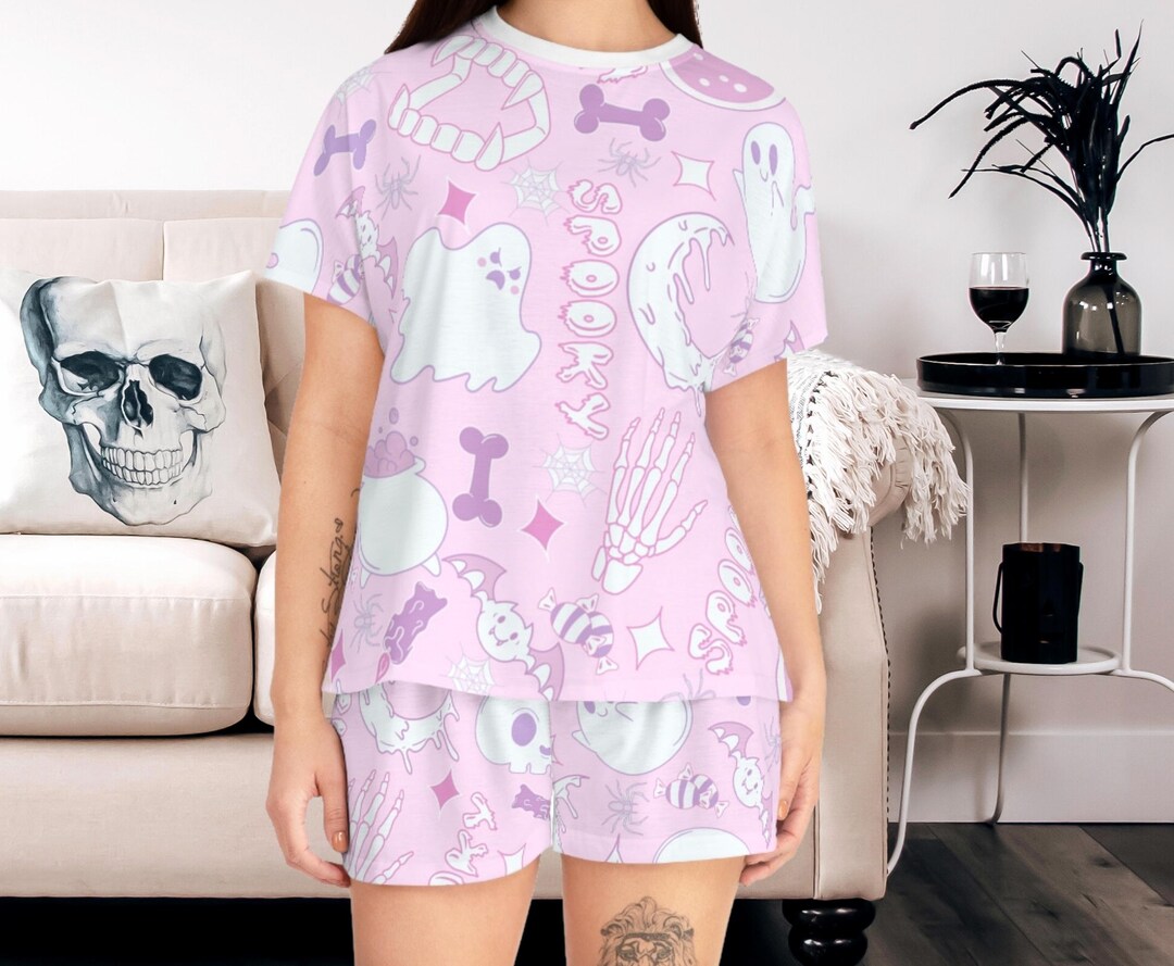 ★SPAO★ Cute and fluffy short-sleeved pajamas LIGHT PINK SP SPAO x OPANCHU USAGI Short Sleeve Sleep Pajamas PINK