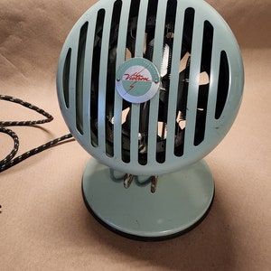 Vintage turquoise Victron space heater