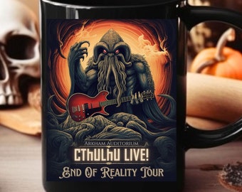 Cthulhu Coffee Cup, Cthulhu Gift, Cthulhu Mug, HP Lovecraft Mug, Miskatonic University, Funny Cthulhu, Call of Cthulhu Mug, Cthulhu Mythos