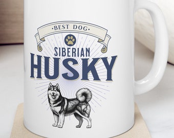 Huskies Mug, Siberian Husky Mug, Cute Husky Coffee Cup, Funny Huskies Mug, Husky Owner Mug, Husky Mom Gift, Husky Puppy Mug, Husky Rescue