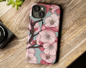 Cherry Blossom Floral Phone Case: iPhone & Samsung