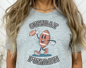 Sunday Funday Football Tee: Game Day Shirt