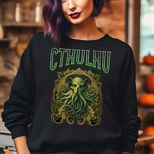 Cthulhu Sweatshirt, Cthulhu Gift, Cthulhu Shirt, Cthulhu Sweater, Call of Cthulhu, HP Lovecraft Fan, Miskatonic Shirt, Ancient Ones Shirt