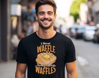 Waffle Lover T-Shirt: Funny Foodie Pun Tee