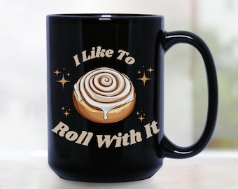 Cinnamon Roll Mug, Breakfast Mug, Cinnamon Roll Coffee Cup, Foodie Mug, Sweet Tooth Mug, Bakery Goods Mug, Breakfast Favorite Mug