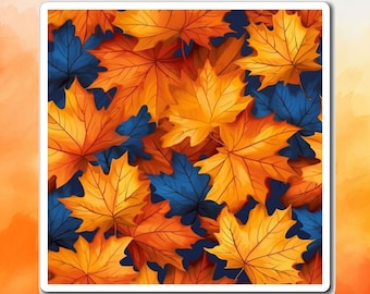 Autumn Leaves Magnets, Autumn Decor, Autumn Gift, Fall Season Magnets, Fall Colors Magnets, Maple Leaves, Fall Season Decor