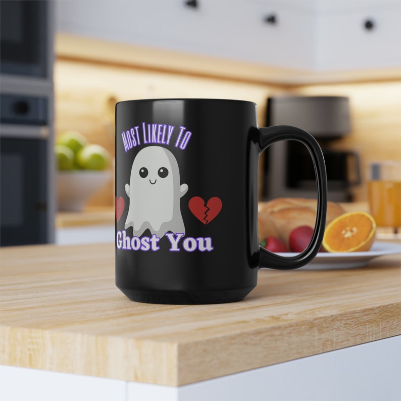 Ghost Mug, Funny Ghost Mug, Halloween Mug, You've Been Ghosted, Cute Ghost Mug, Ghost Mug Gift, Been Ghosted Gift, Mug, Cartoon Ghost image 4