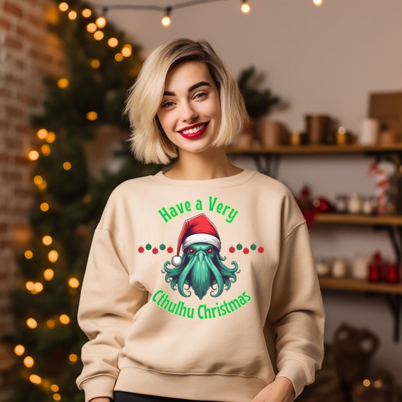 Lovecraft christmas sweater 2025