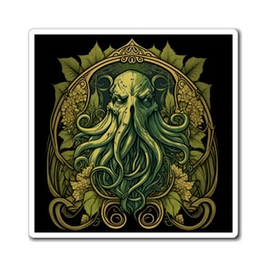 Cthulhu, Cthulhu Magnet, HP Lovecraft, Ancient Ones, Miskatonic, Cthulhu Gift, Cthulhu Lovers, Spooky Magnet