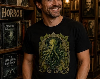 Cthulhu Tee, Cthulhu Gift, Cthulhu, Cthulhu Wear, Cthulhu Lovers, HP Lovecraft, Miskatonic University, Ancient Ones, Spooky Tee, Scary Tee