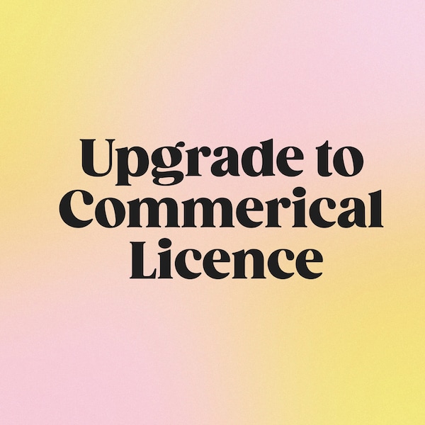 Upgrade your Hobby Licence to a Commercial Licence