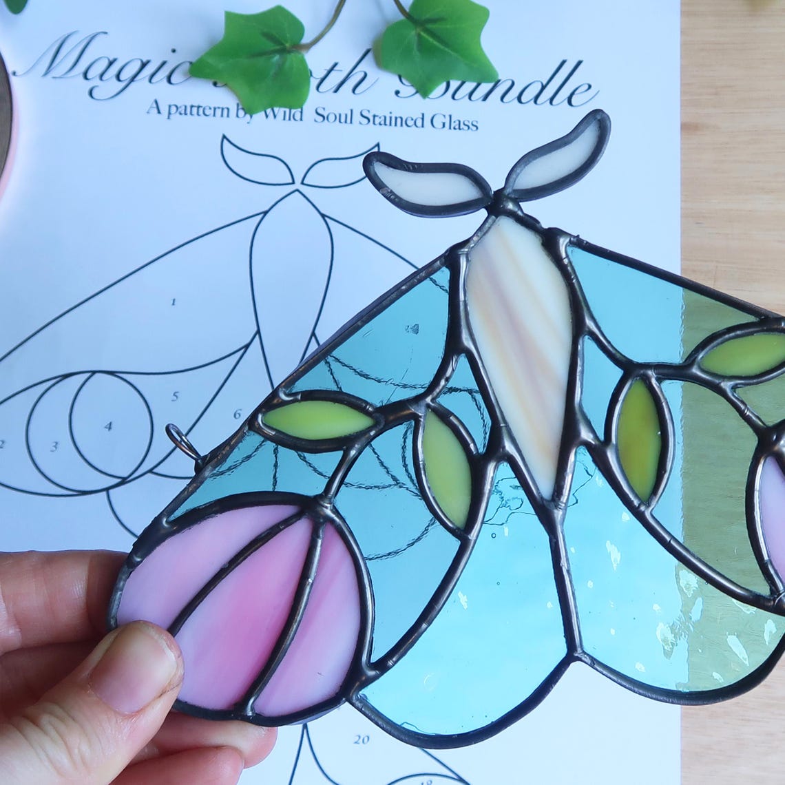 Moth Stained Glass Pattern Bundle, PDF & PNG Digital Download - Etsy