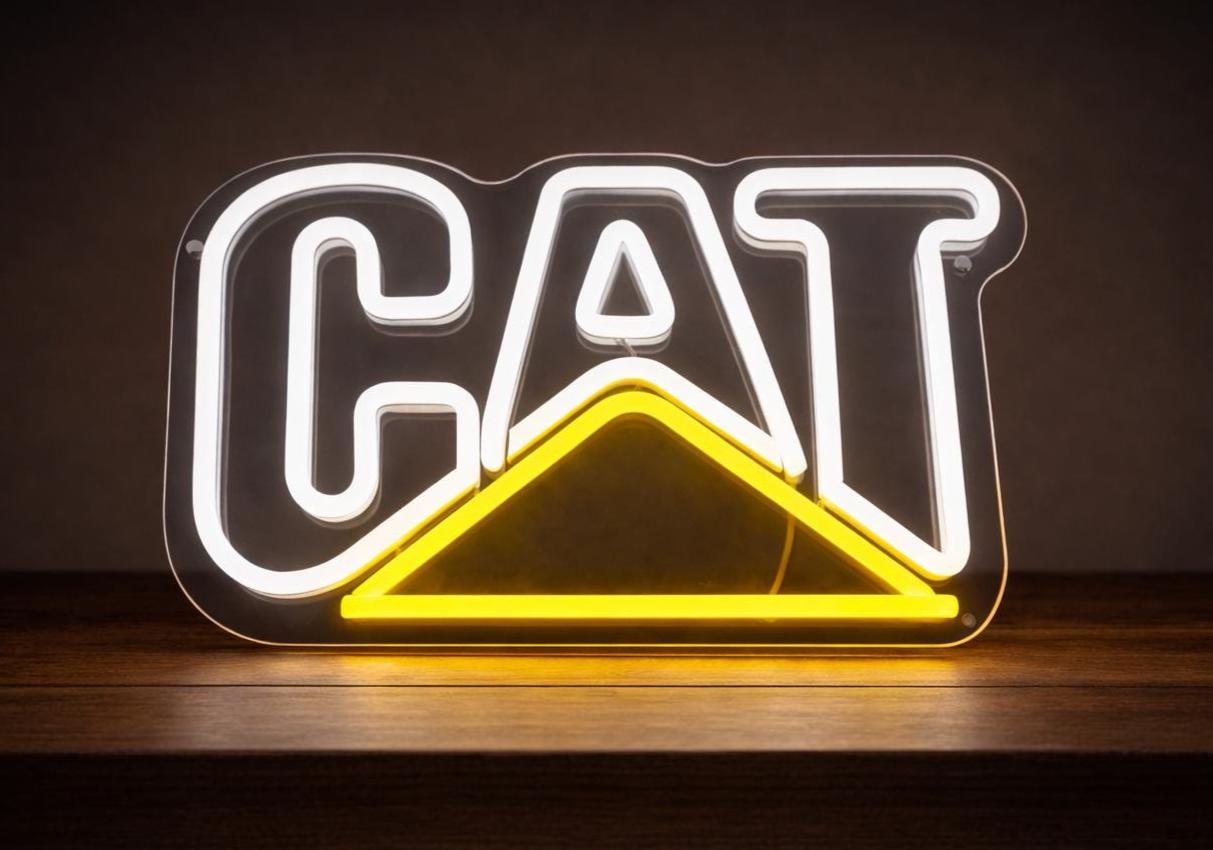 Case Tractor Sign Vintage CAT Caterpillar Heavy Equipment 1980s Diesel ...