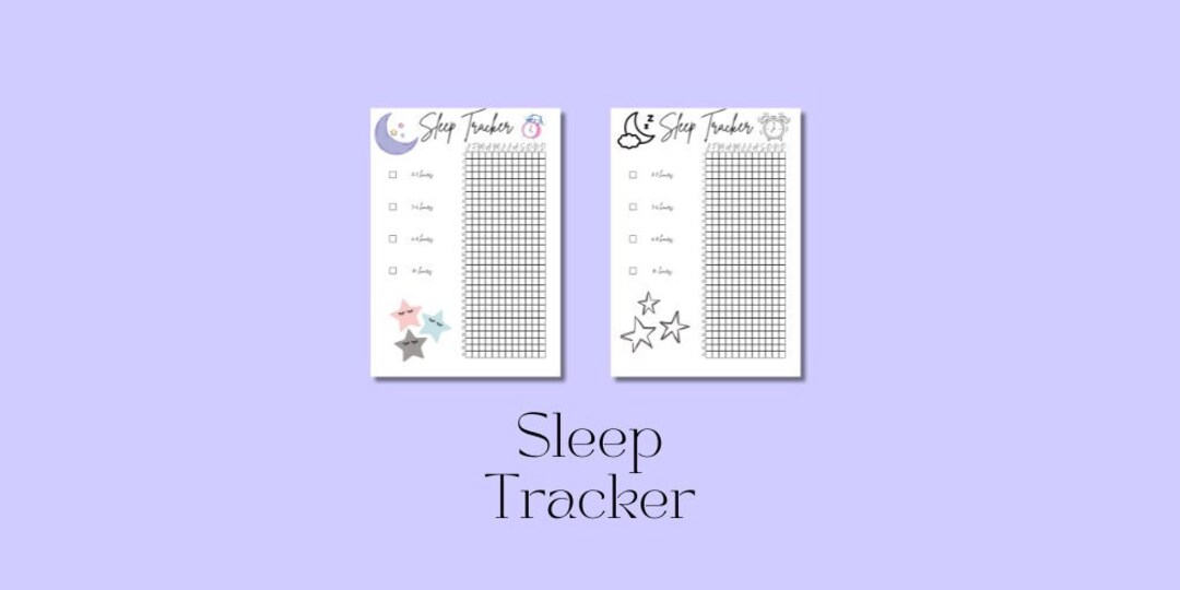 Sleep Tracker Bullet Journal Page - Etsy