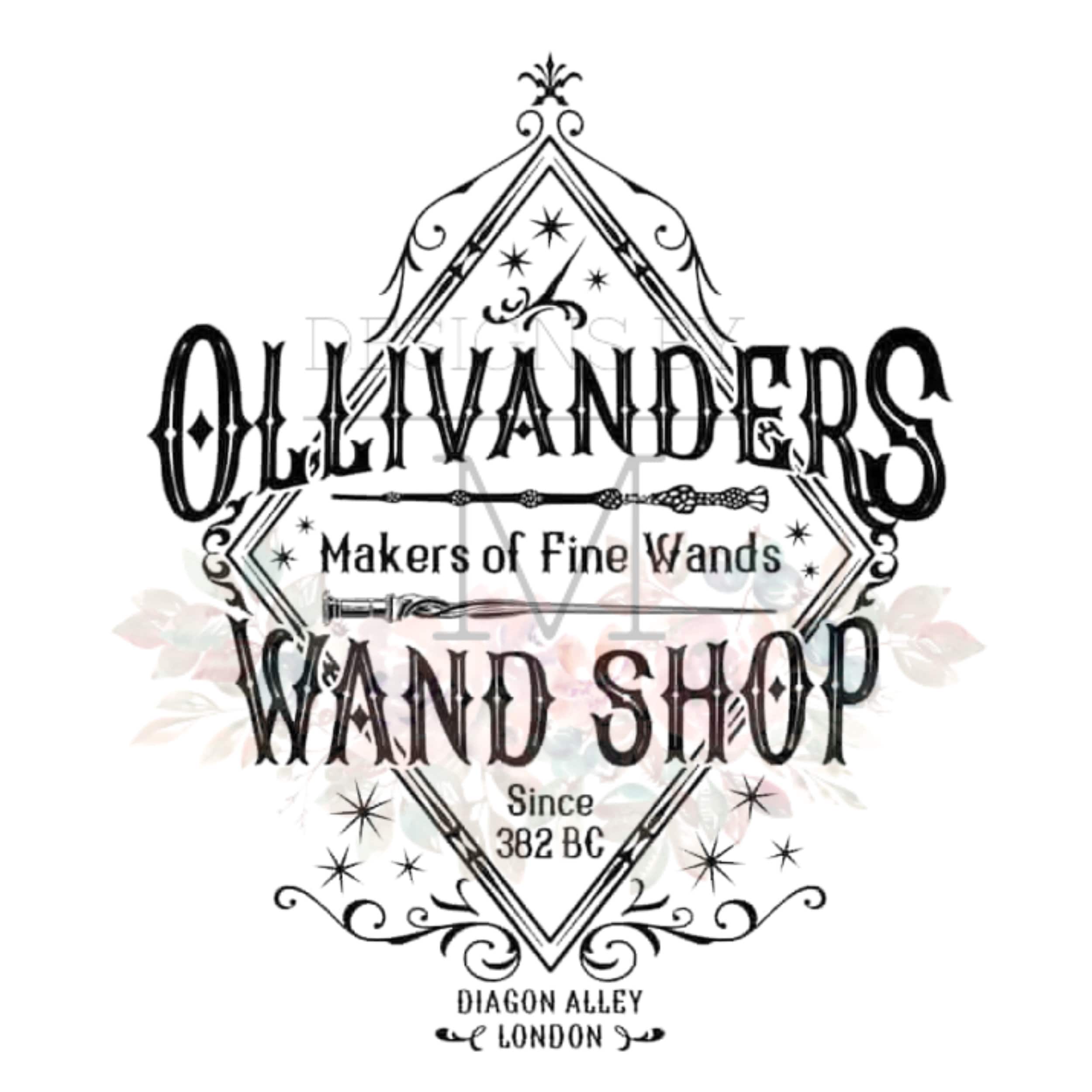 Olivanders Wand Shop PNG File for Sublimation Sublimate Design Etsy