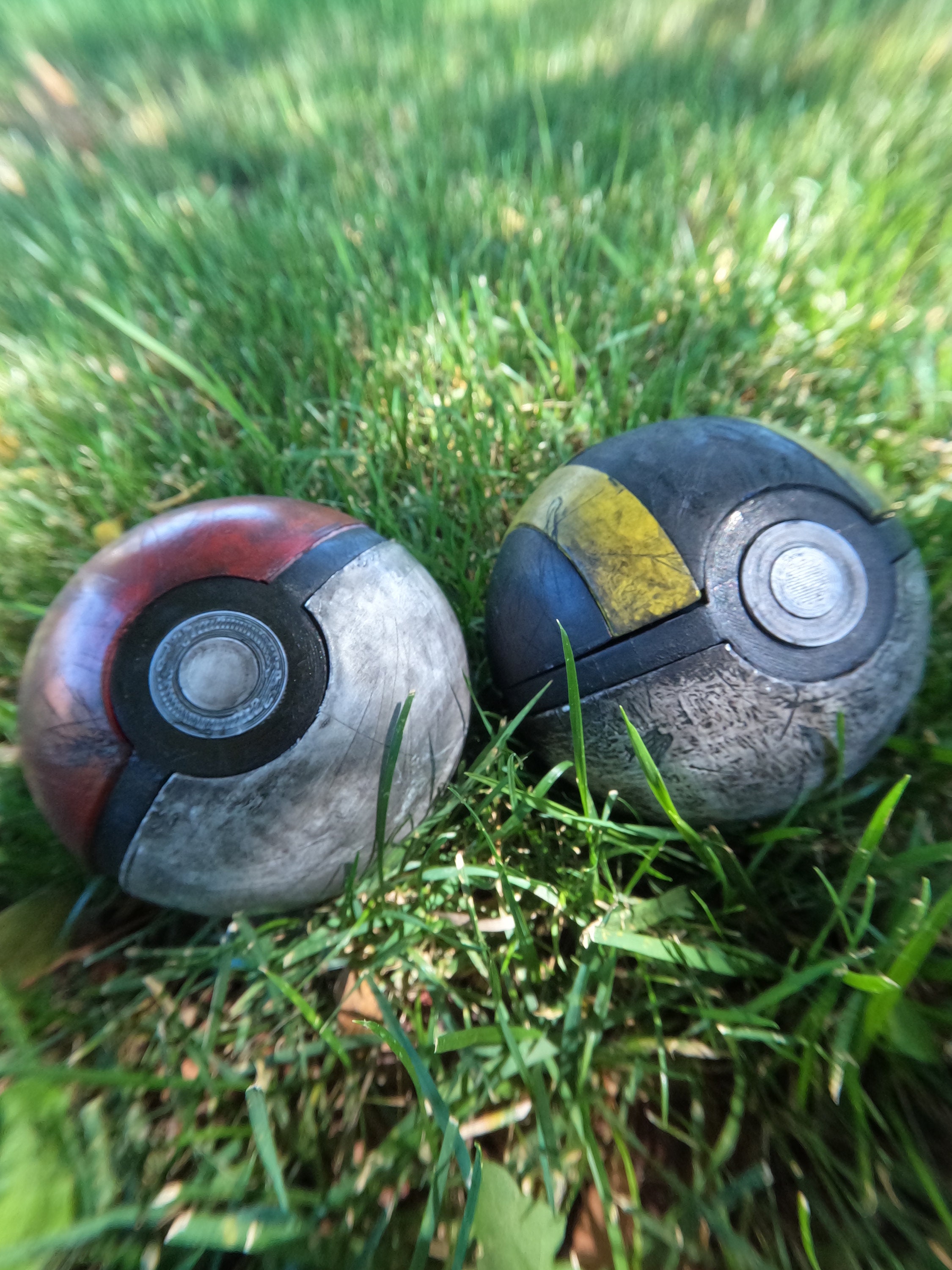 3d Printed Pokeballs damaged Looking Etsy
