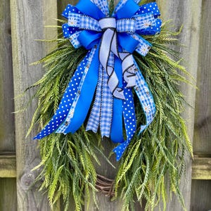 Beaded Grass Grapevine Wreath