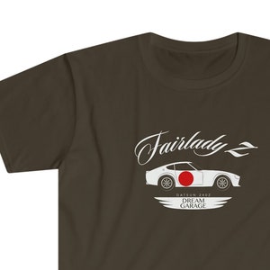 Fairlady 240Z, Datsun, 240Z 260Z 280z, Simple 240z Silhouette, Car Culture, Sports Car. Unisex Softstyle T-Shirt