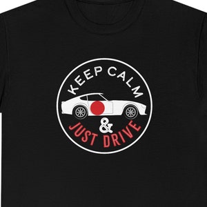 Datsun 240Z 260Z 280Z, simple 240z silhouette, car culture, sports car, unisex heavy cotton tee