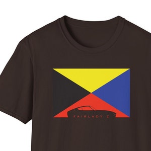 Vintage Datsun Fairlady Z 240Z Flag, Silhouette T-Shirt