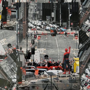 Mini Poster of Spider-Man Film Set in Glasgow 2025 | Set of 3
