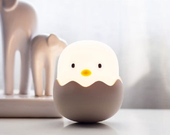 Cute Chick eggshell Nightlight / Desk Decoration USB Rechargeable