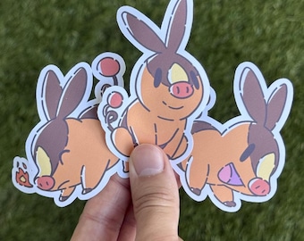 Tepig Pokemon Sticker