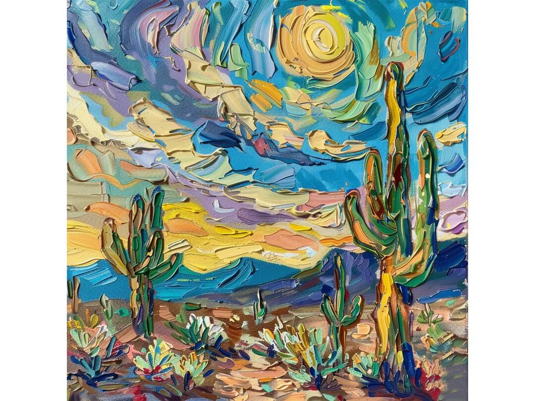 Leinwandbild Arizona Sonoran Kaktus – Schwarz-weißes Wüstenmotiv Für Moderne Wohnräume