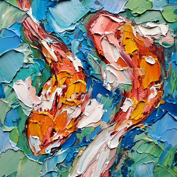 Abstract Fish Art - Etsy