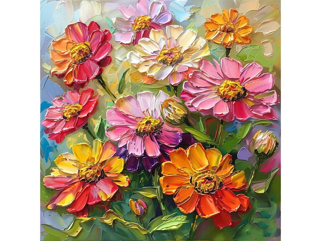 絵画 Oil painting of beautiful flowers. il_1080xN.6193502371_9cop.jpg