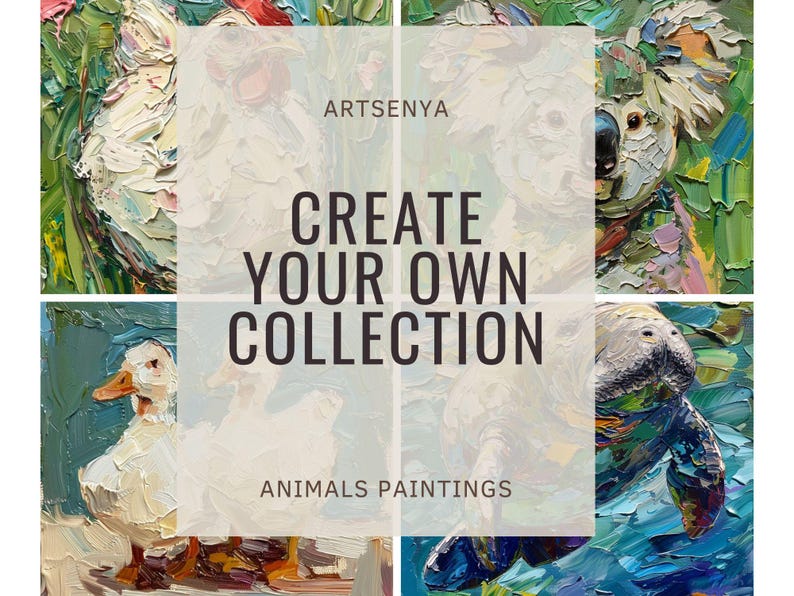 Chicken Hen Impasto Oil Painting Farm Birds Textured Original Canvas