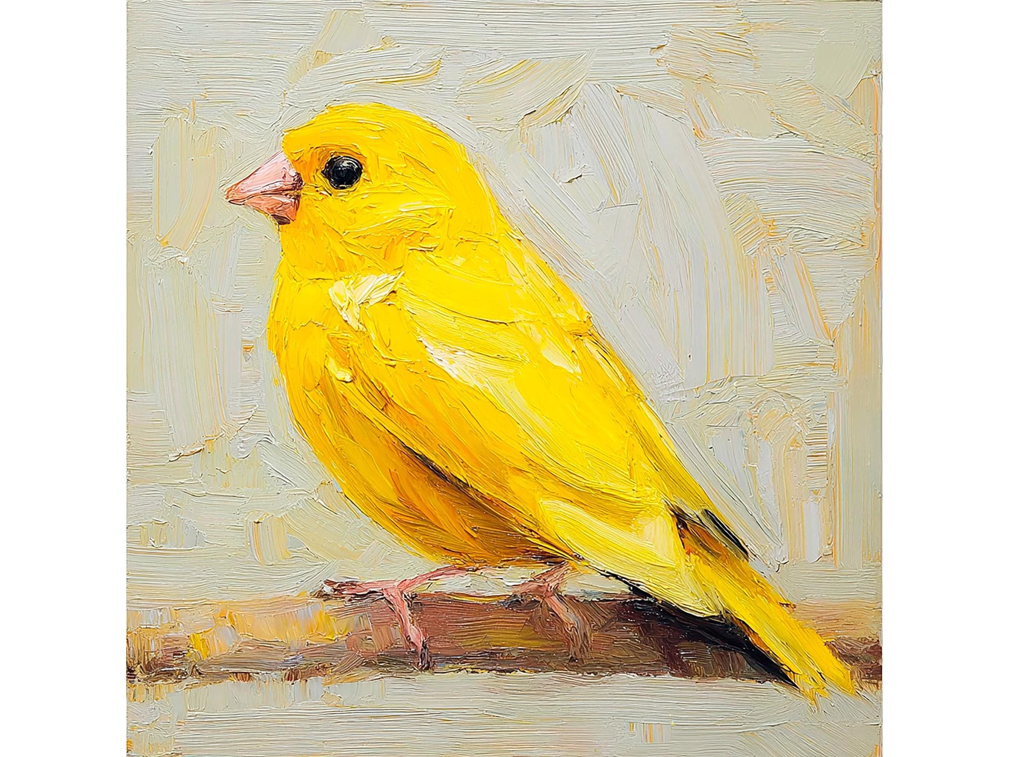 Canary Bird Painting - Etsy