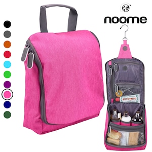 Hanging Toiletry Bag Travel Large Wash Bag for Women Mens Toiletries with Hook Pink