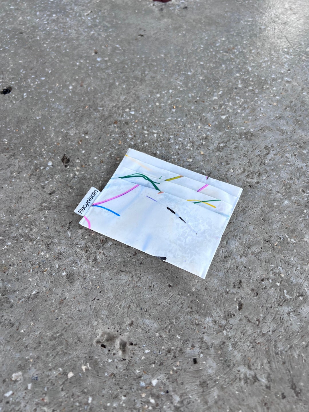 Recycled Plastic Cardholder Eco Friendly Minimal Card Wallet Made From