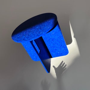 Recycled Plastic Stool/Coffee Table/Bedside Stand | Custom Colours Handmade to Order in Europe