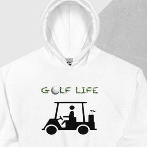 GOLF is LIFE パーカー、ゴルフパーカー、ゴルフアパレル、ゴルファー衣装、ゴルフカートティー、父の日ギフト、ゴルフクラブ衣装、メンズゴルフギフト