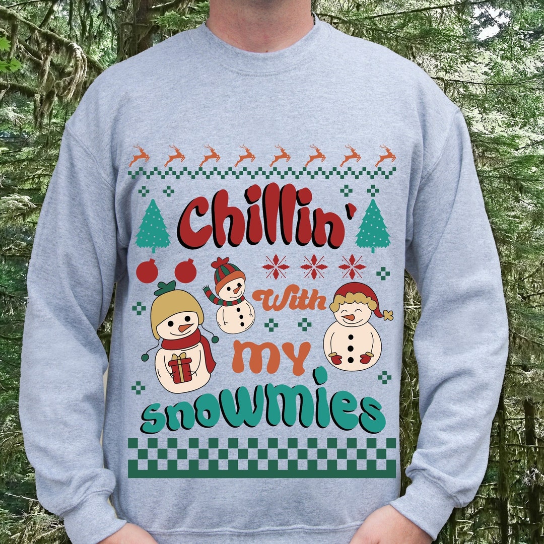 Funny Snowman Christmas Sweaters 