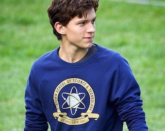 Peter Parker Sweatshirt Midtown School Of Science Sweatshirt Tom Holland outfit Spider man Sweatshirt Spiderman Homecoming