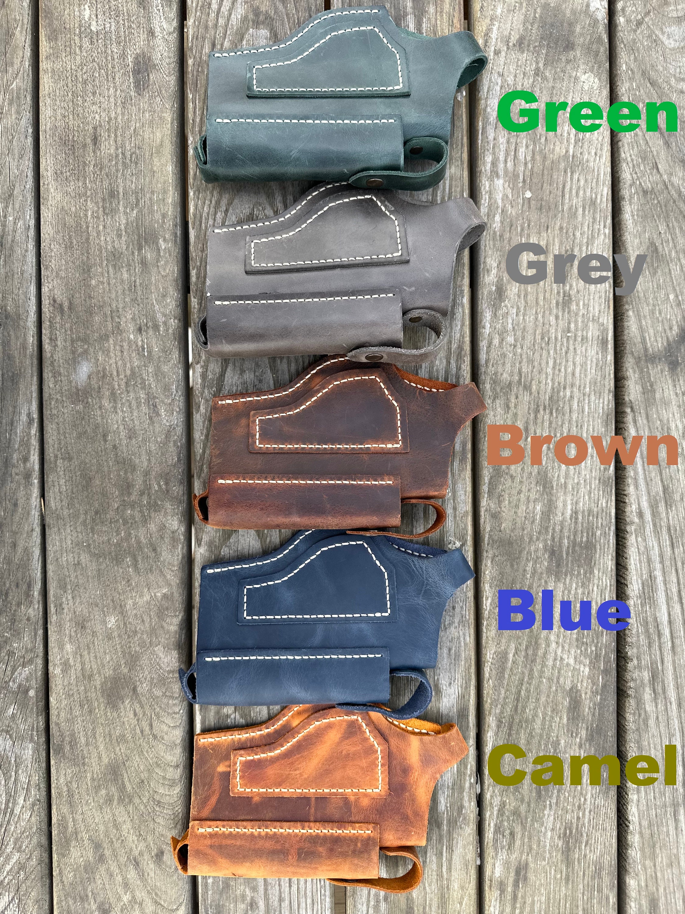 Leather Holsters for Colt M1911, Glock, Taurus, Sig Sauer, S&W, Beretta