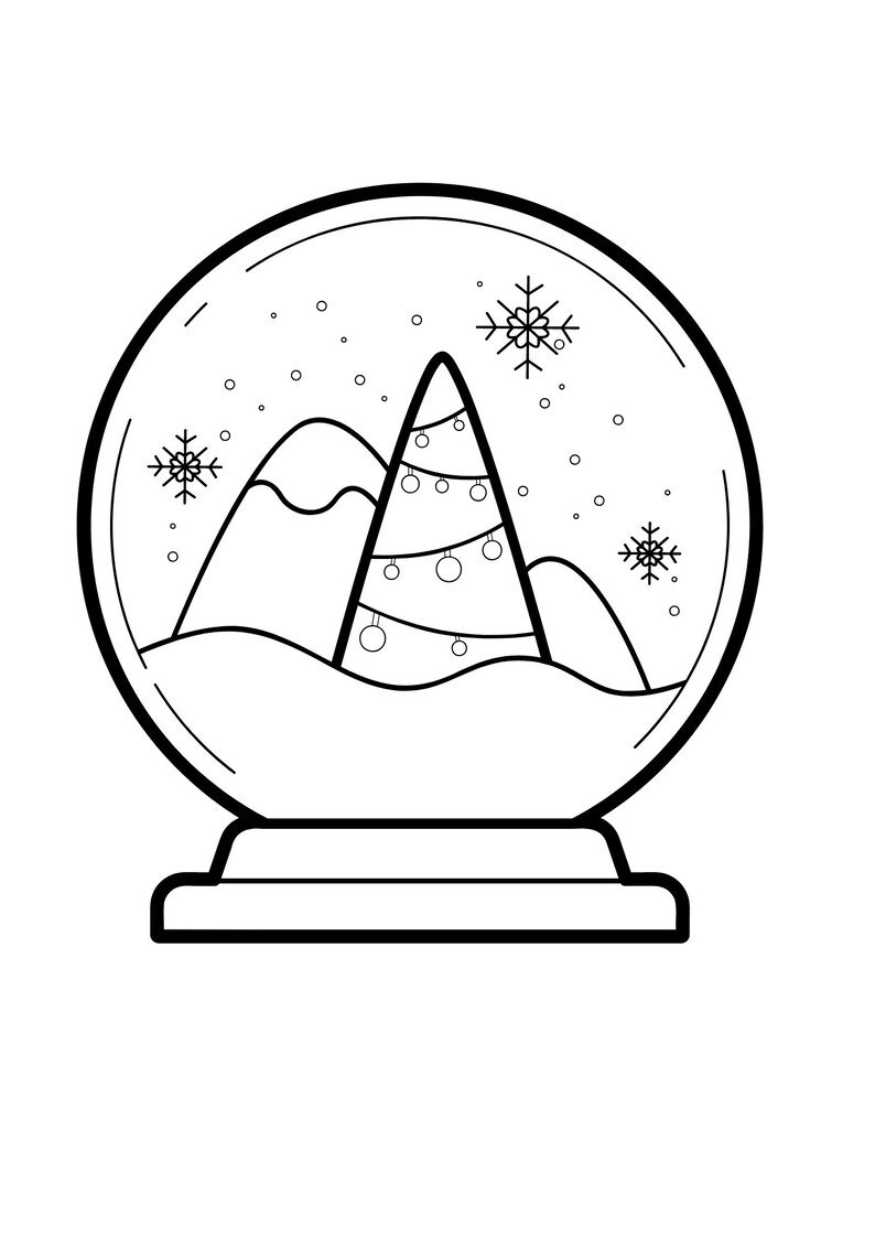 60 Printable Christmas Colouring Pages Etsy Ireland