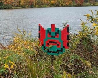 Zelda Zora 8-bit Pixel Wall Art