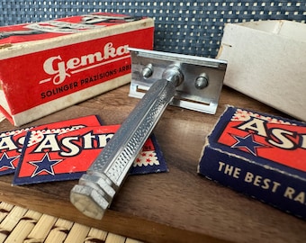 Maquinilla de afeitar alemana vintage Gemka