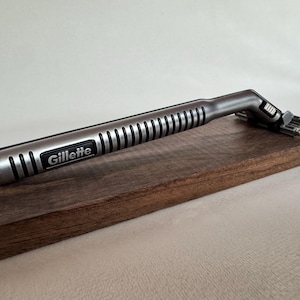 Gillette Sensor New Safety Razor with 1 Blade Black Gray NOS Razor Sensor-Gillette