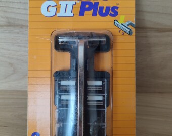 Pack De 10 Lames Gillette GII Plus Lubrastrip - Recharge Pour Rasoir Gillette GII / G2