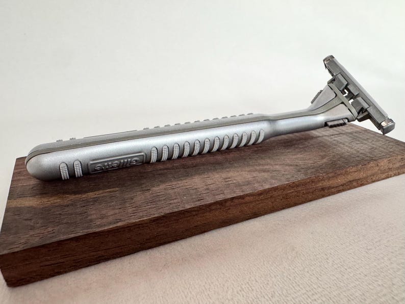 Gillette Sensor New Safety Razor With 1 Blade Black Gray NOS Razor - Etsy